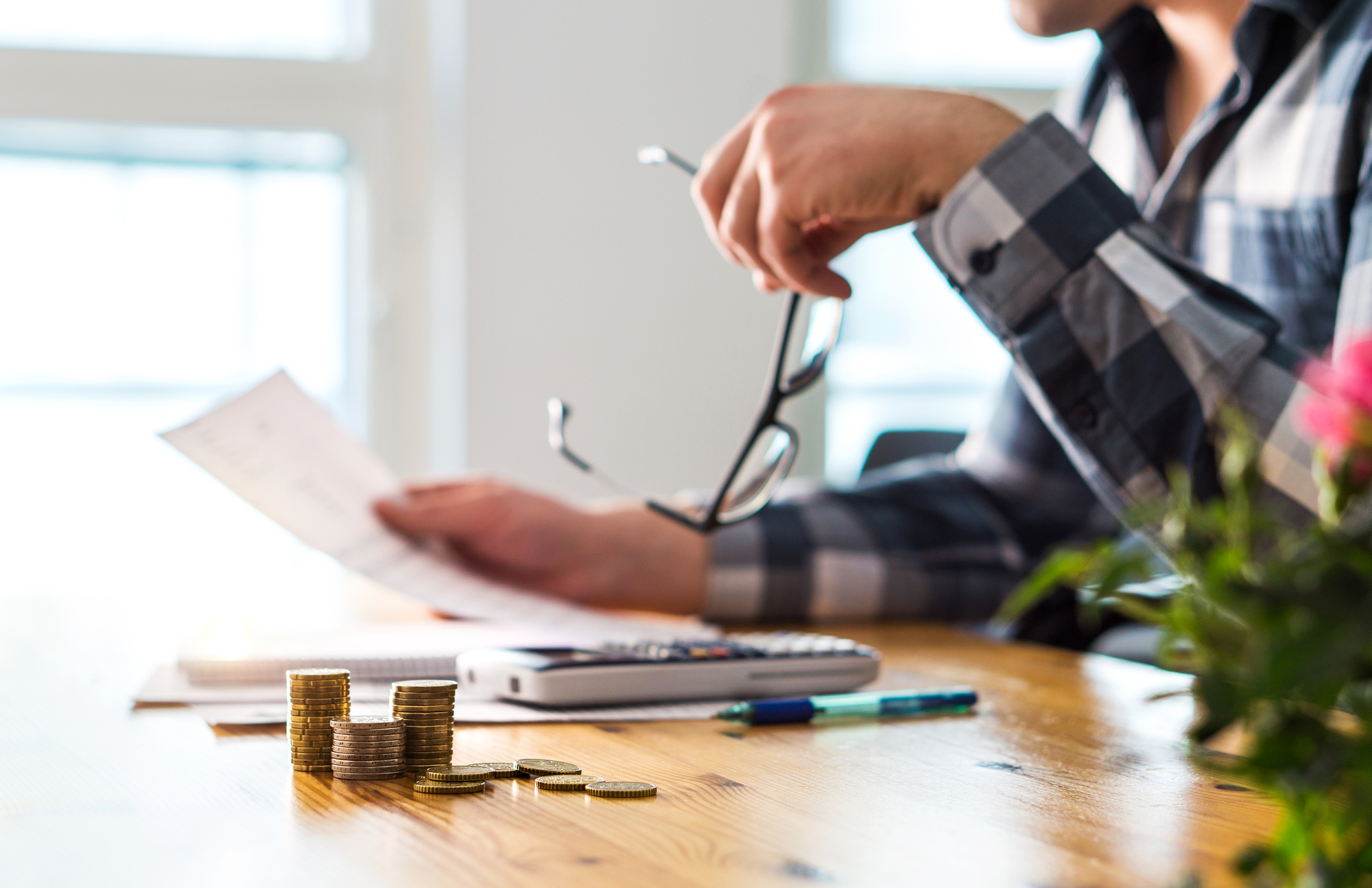 Financial problems, recession, bankruptcy or foreclosure concept